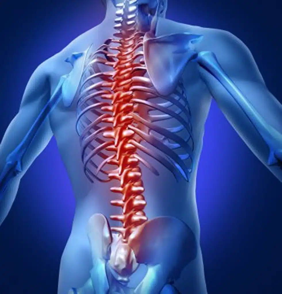 chronic pain management backbone illustration