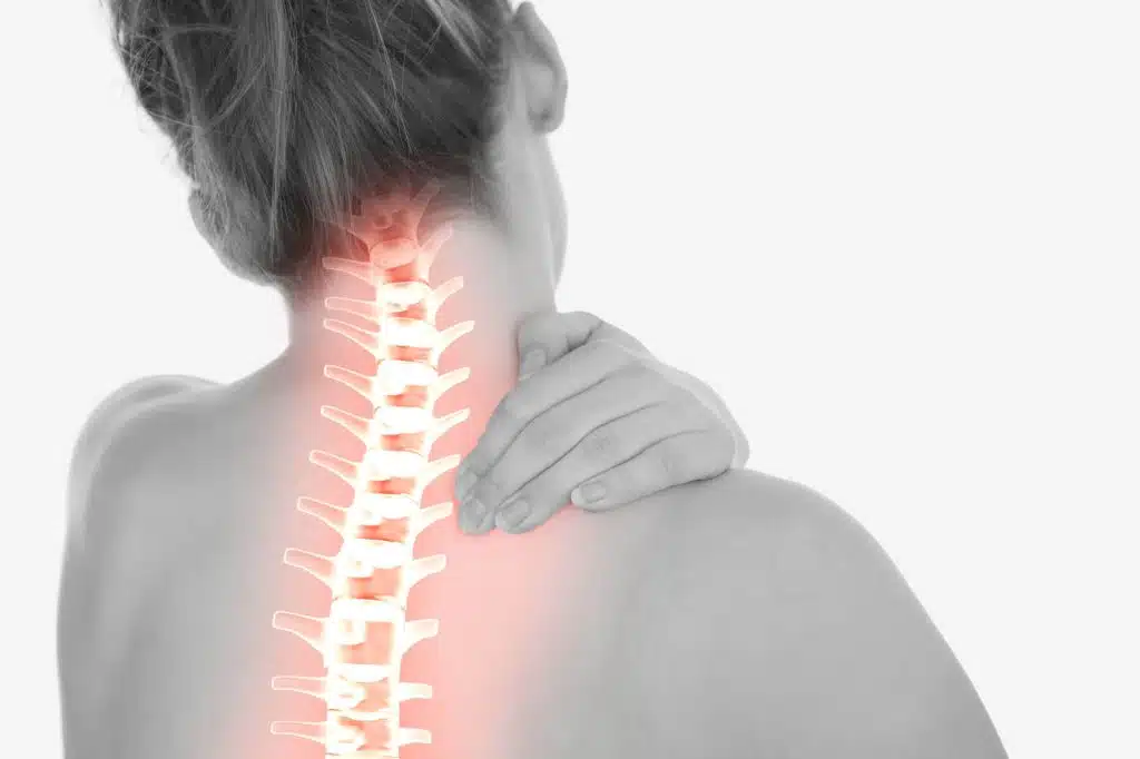 Neck-Pain-Female-with-hand-on-neck on Jupiter FL